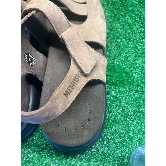 Mephisto Brown Leather Comfort Strappy Sandals Size EU 40 US 10 M Women’s - Picture 3 of 10